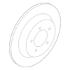 2019-2024 Subaru - Disc Brake Rotor - Subaru (26700SJ000)