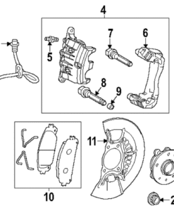 2023-2024 Subaru Solterra - Brake Pads - Subaru (446578020)