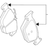 2019-2024 Subaru Ascent - Brake Pads Rear - Subaru (26696XC00A)