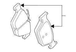 2019-2024 Subaru Ascent - Brake Pads Rear - Subaru (26696XC00A)