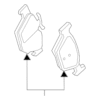 2020-2023 Subaru - Brake Pads - Subaru (26696AN00A)