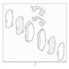 2015 Subaru - Brake Pads Front - Subaru (26296VA000)