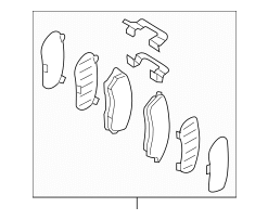 2015 Subaru - Brake Pads Front - Subaru (26296VA000)