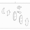 2013-2020 Subaru BRZ - Brake Pads Rear - Subaru (26696CA000)