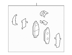 2013-2020 Subaru BRZ - Brake Pads Rear - Subaru (26696CA000)