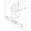 2017-2020 Subaru - Disc Brake Caliper - Subaru (26692CA060)