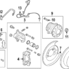 2022-2024 Subaru - Disc Brake Caliper - Subaru (26692CA011)