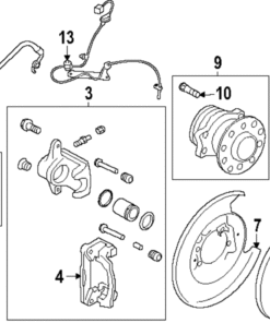 2022-2024 Subaru - Disc Brake Caliper - Subaru (26692CA011)