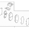 2014-2016 Subaru - Brake Pads Front - Subaru (26296FJ010)