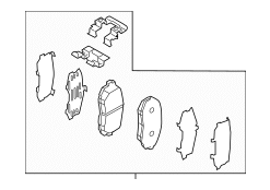 2014-2016 Subaru - Brake Pads Front - Subaru (26296FJ010)